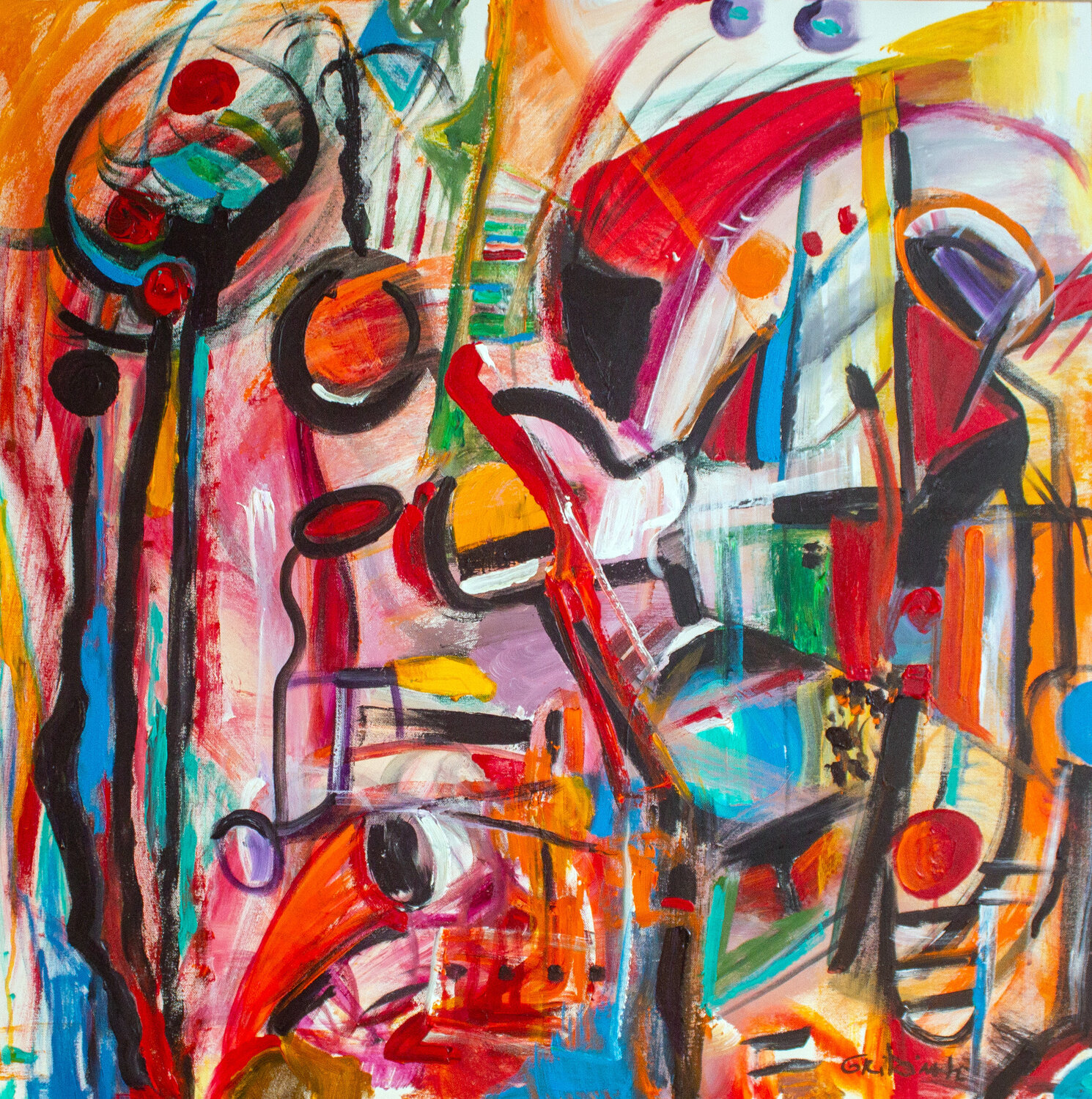 State of Mind Nathalie Gribinski Original painting for sale