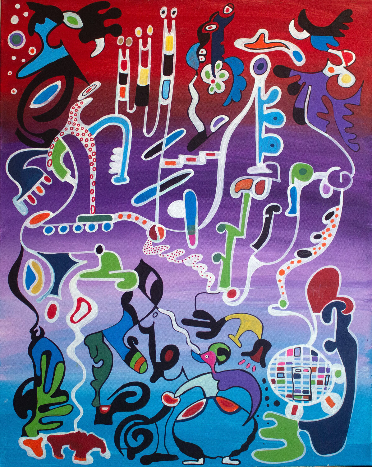 The Surprise Nathalie Gribinski Original painting for sale