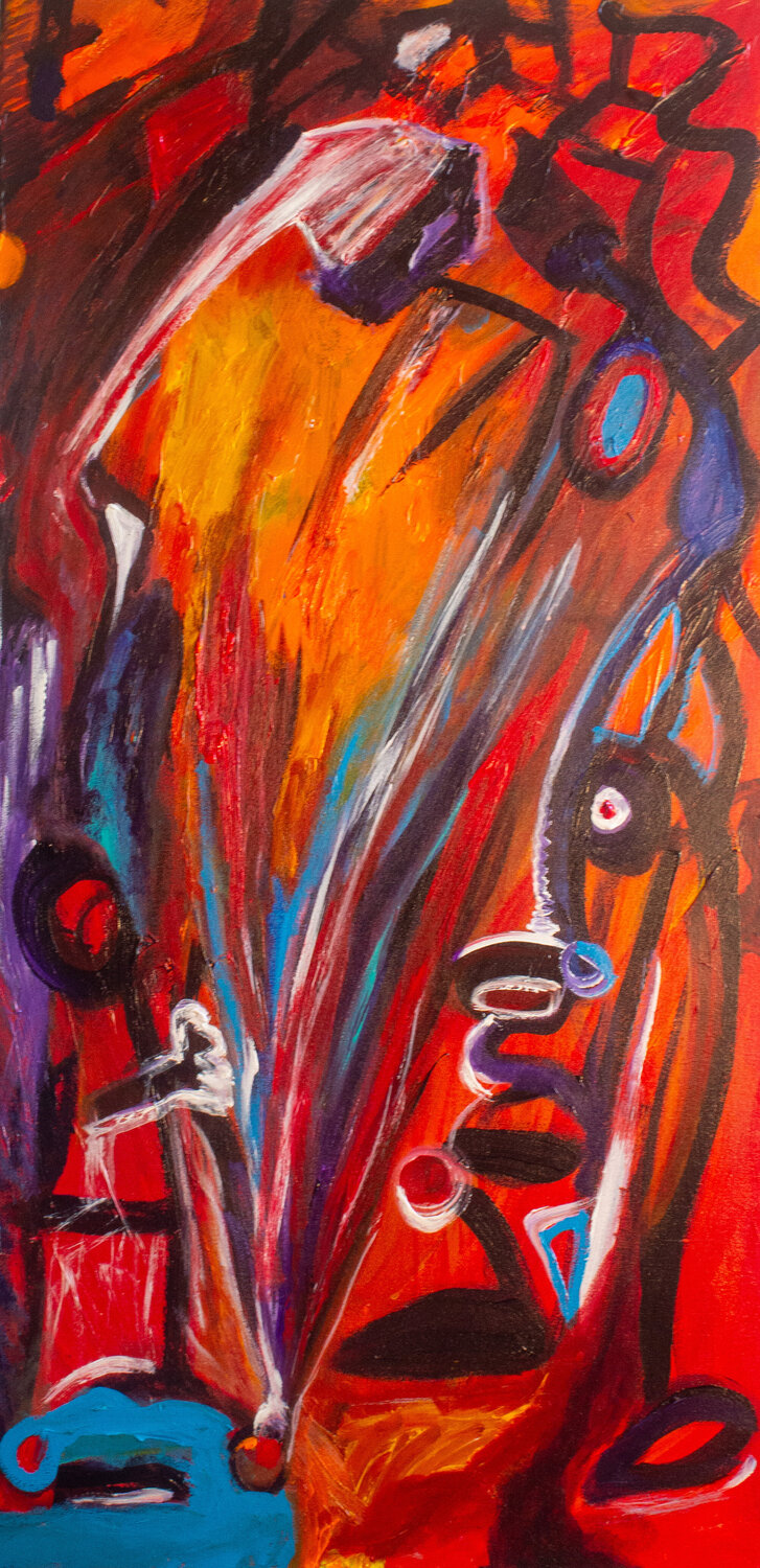 Mamba Nathalie Gribinski Original painting for sale