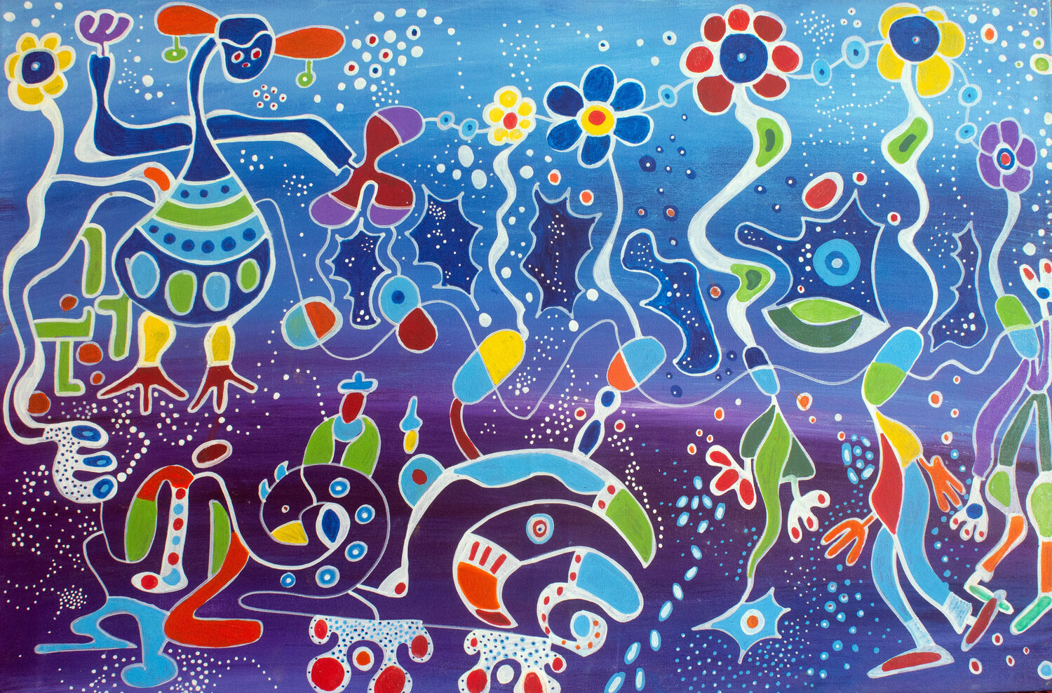 Blooming Nathalie Gribinski Original painting for sale