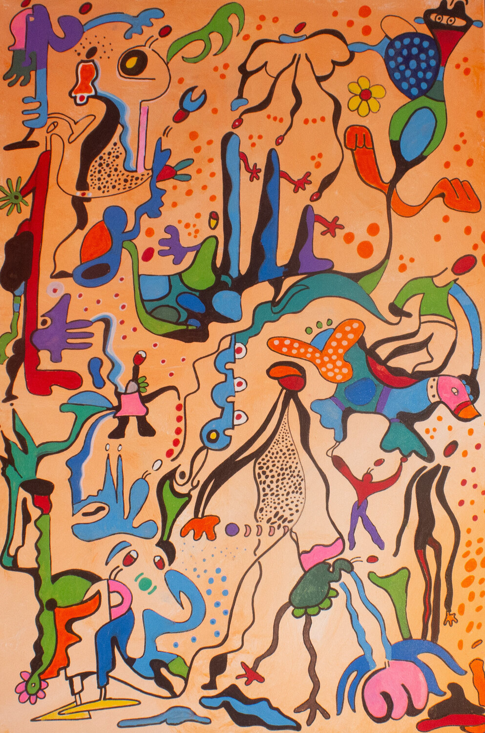 The Zoo Nathalie Gribinski Original painting for sale