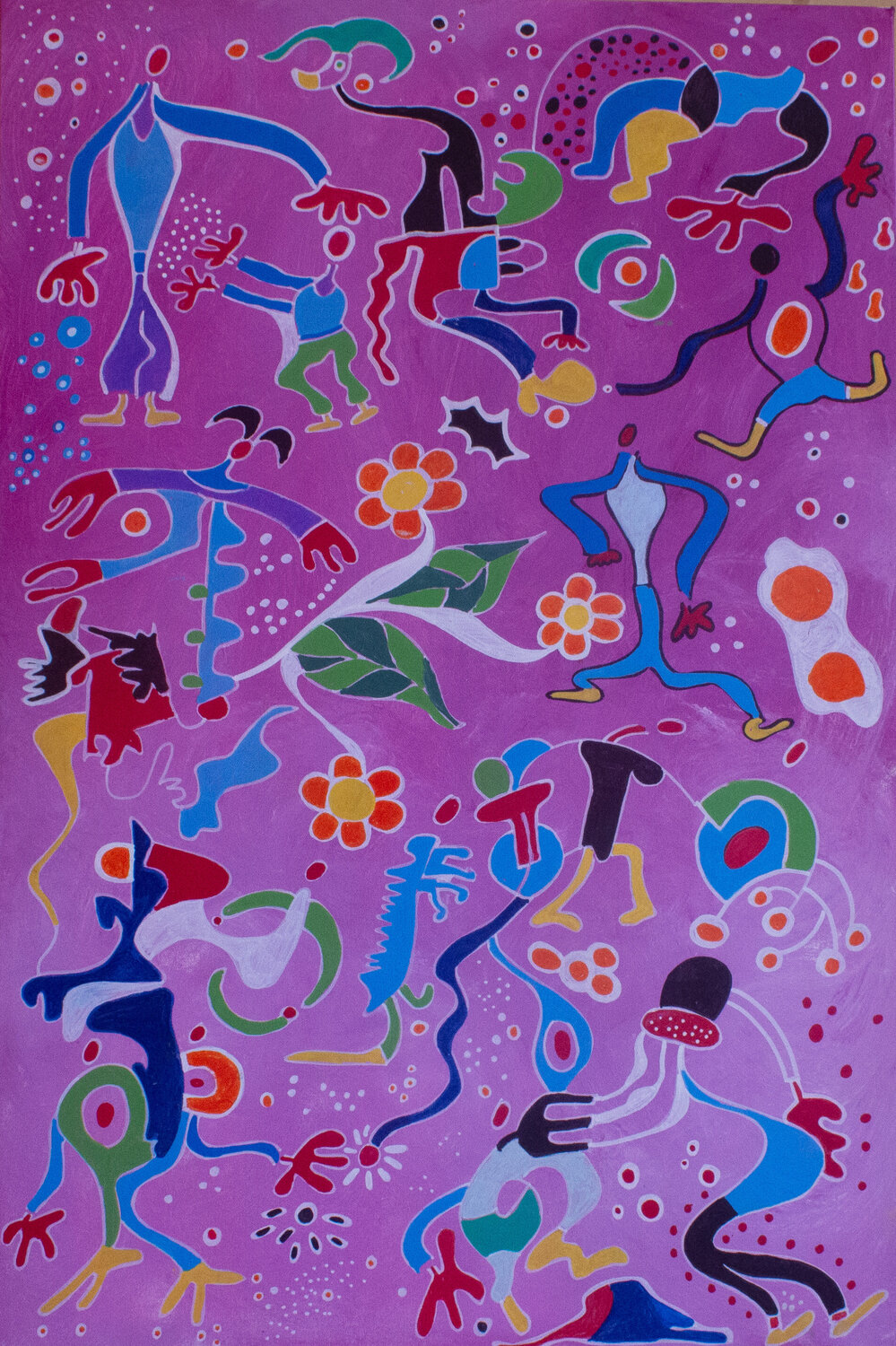 Explosion of Joy Nathalie Gribinski Original painting for sale