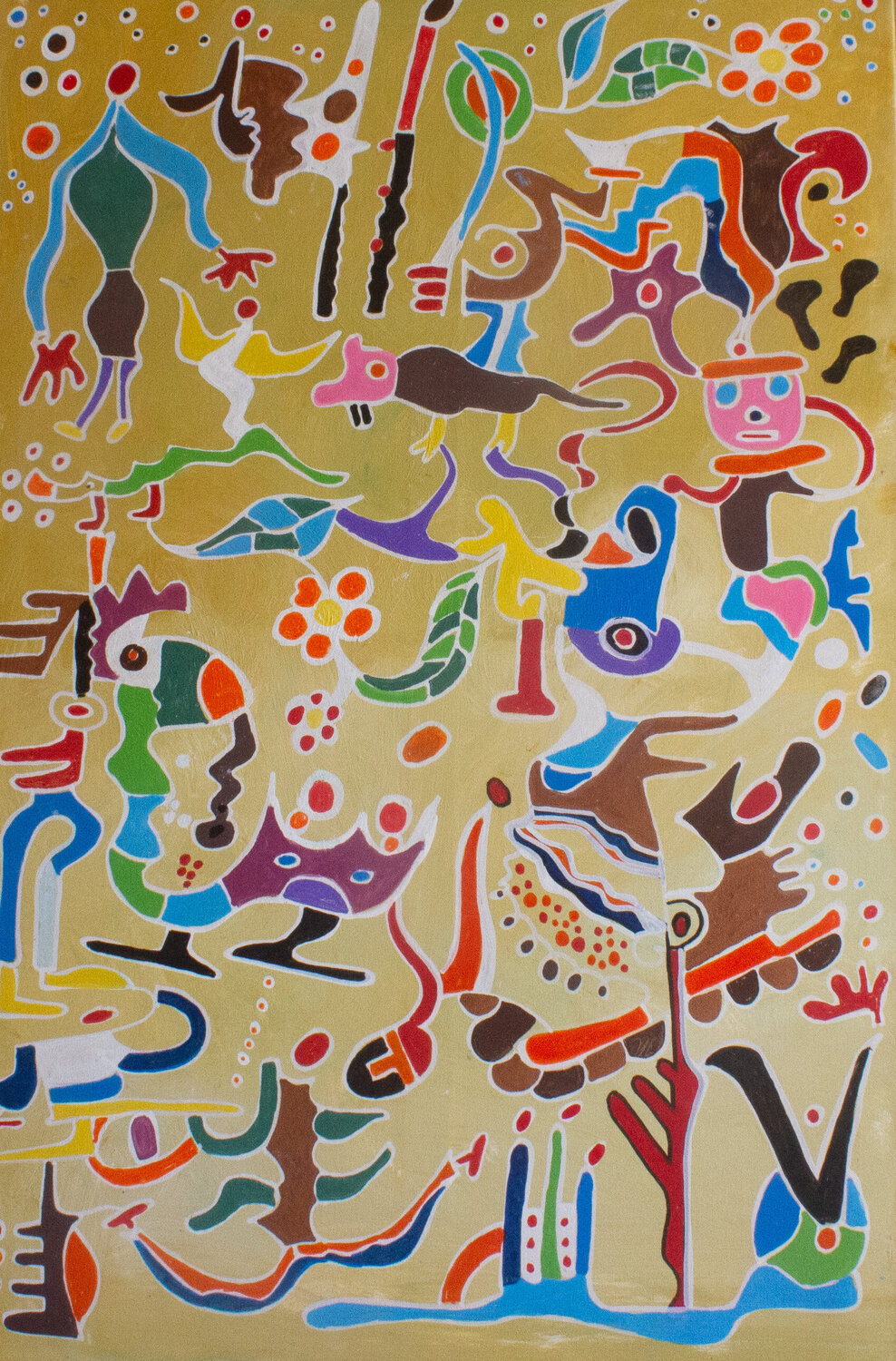 Acrobaties Nathalie Gribinski Original painting for sale