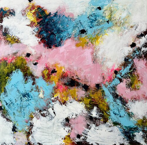Peaceful colors by Inge Thogersen, Painting for Sale on Select