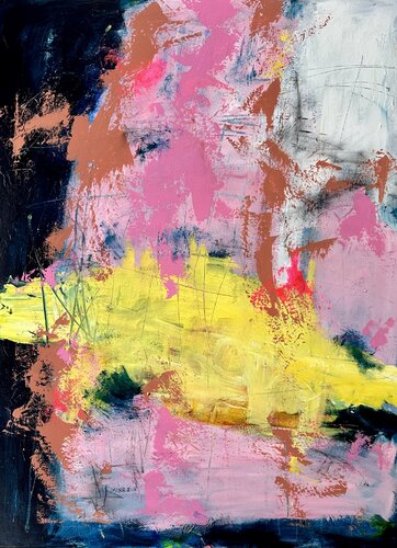 Light on canvas by Inge Thogersen, Painting for Sale on Select