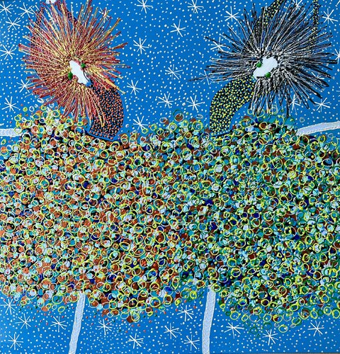 Dancing for sistersolidarity and friendship by Inge Thogersen, Painting for Sale on Select