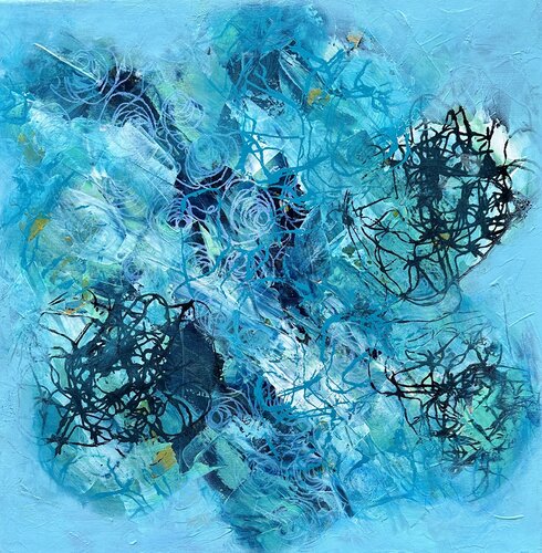 Frodig fredag/ Lush friday by Inge Thogersen, Painting for Sale on Select