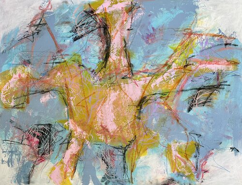 Ode to a new place by Inge Thogersen, Painting for Sale on Select