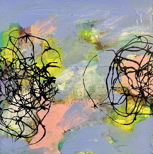 In the air 2 by Inge Thogersen, Painting for Sale on Select