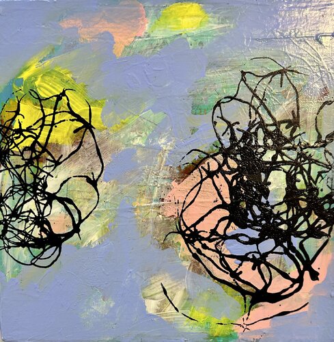 In the air 1 by Inge Thogersen, Painting for Sale on Select
