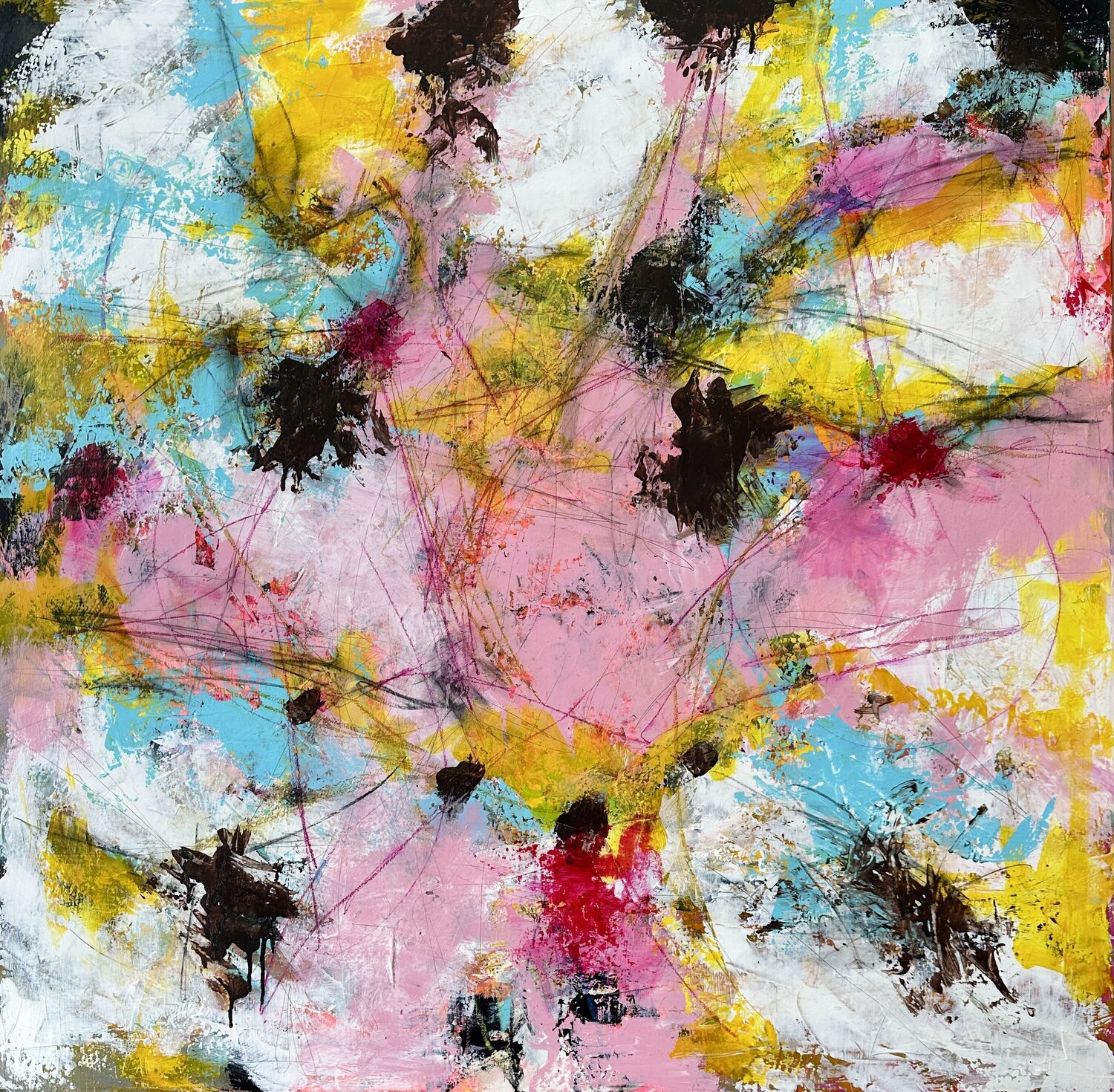 When the sun comes out again Inge Thogersen Original painting for sale