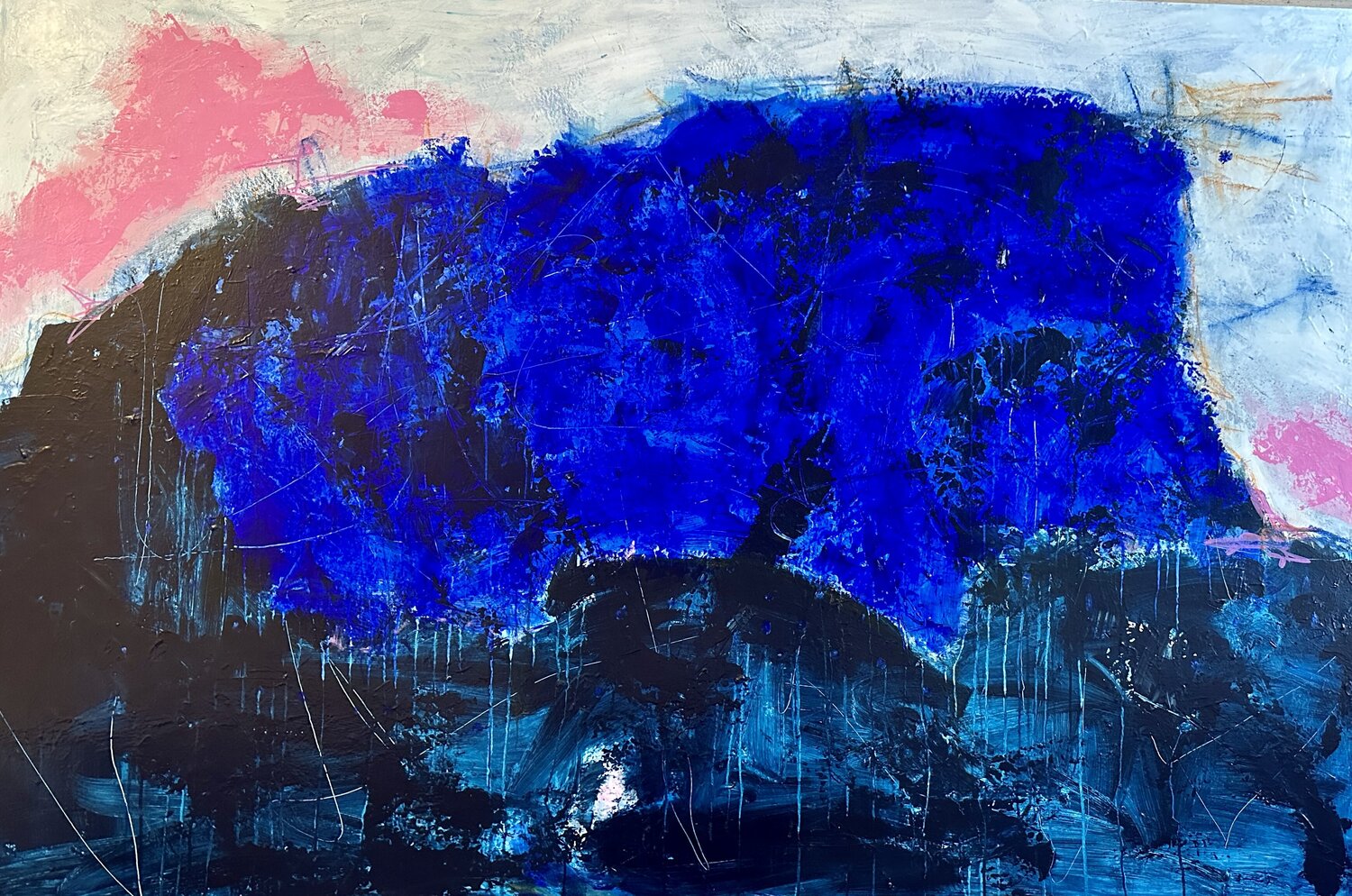 Nature is wild and gentle Inge Thogersen Original painting for sale