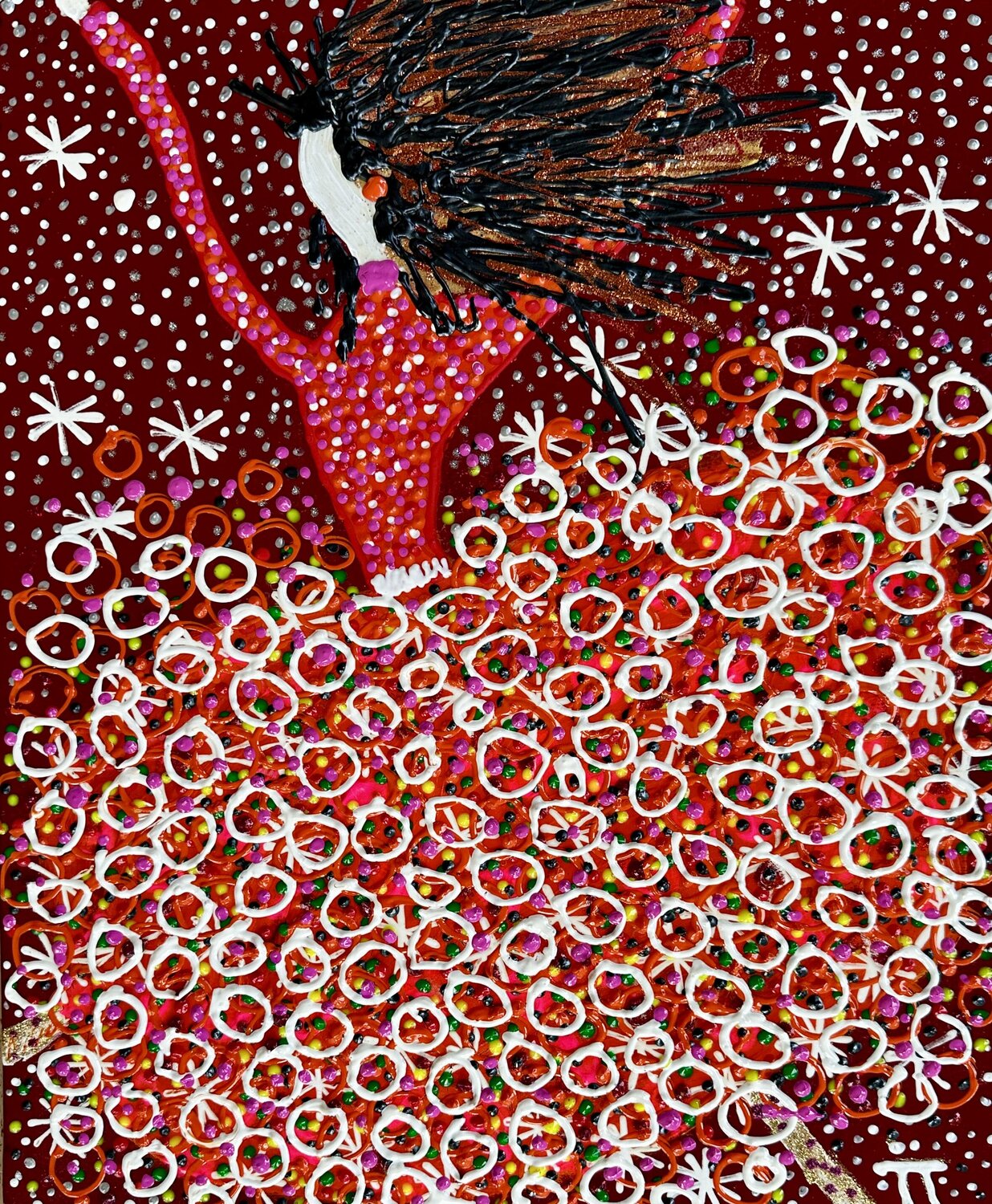 I can do more than a jump Inge Thogersen Original painting for sale