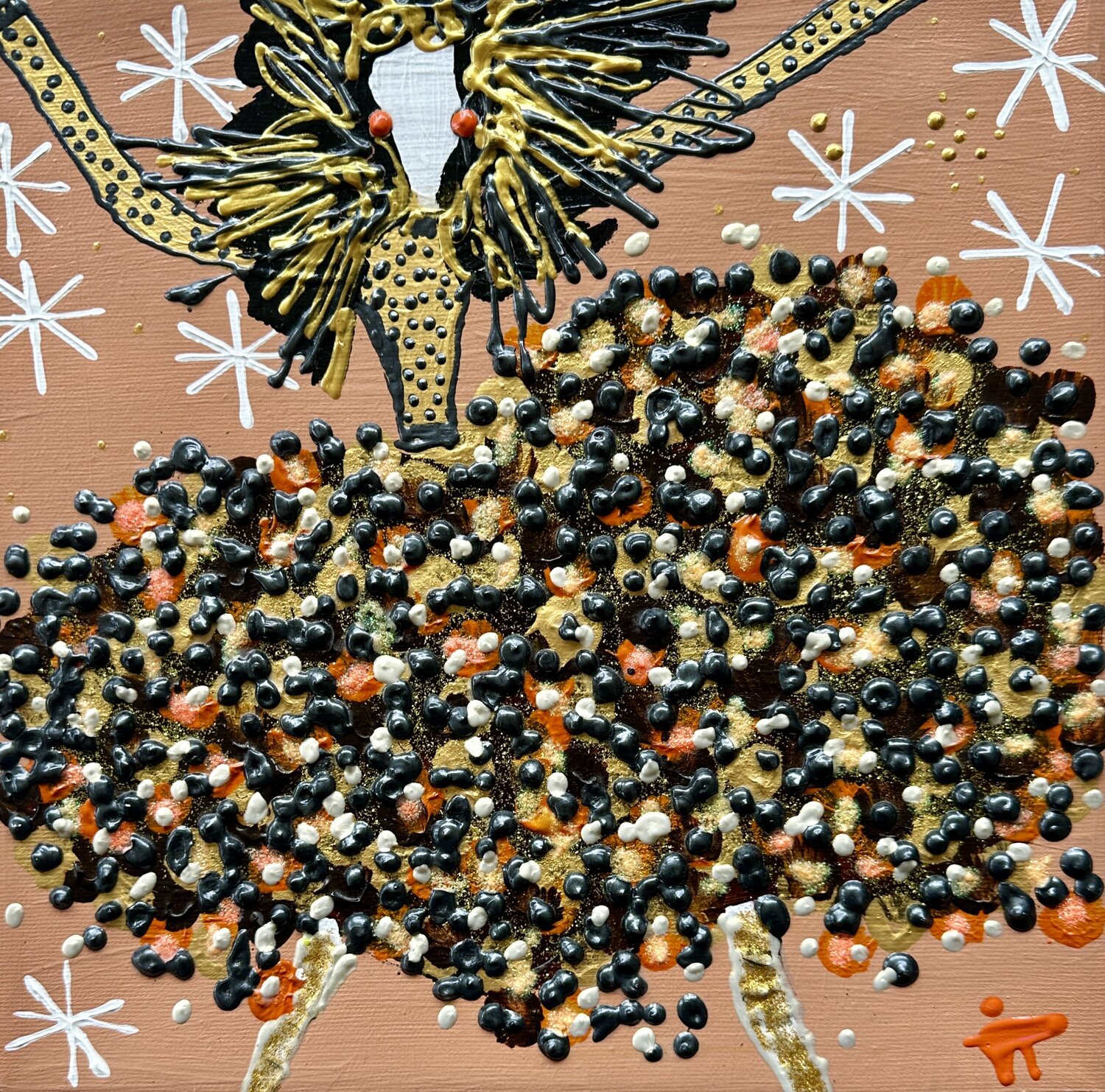 Lucky for fun Inge Thogersen Original painting for sale