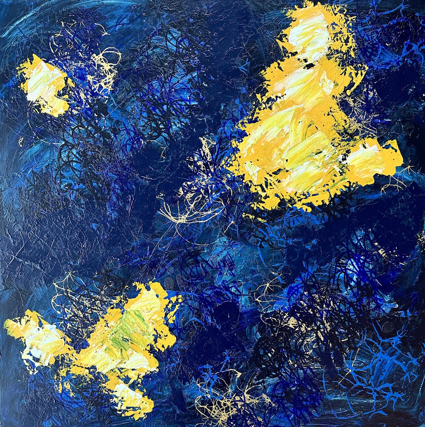 Dance of light Inge Thogersen Original painting for sale