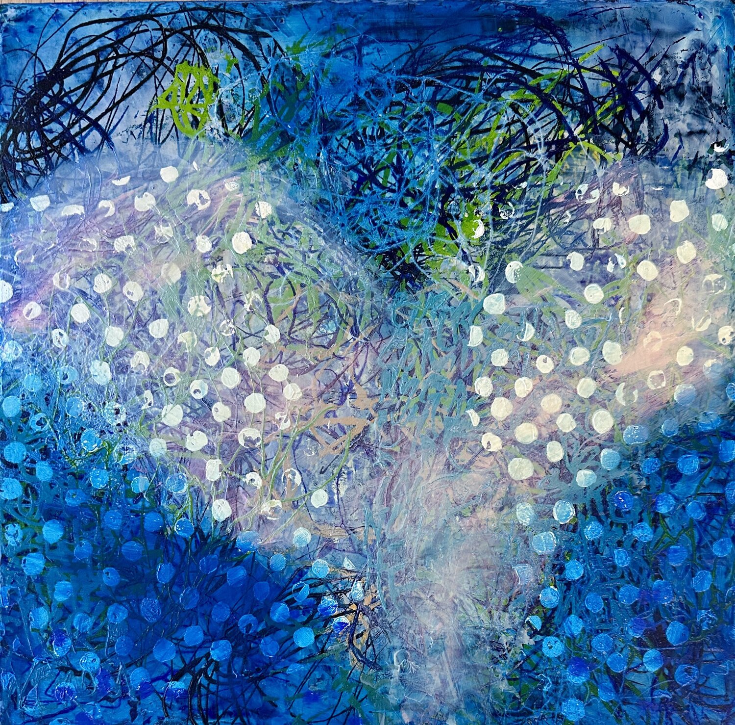Hide away by the sea Inge Thogersen Original painting for sale