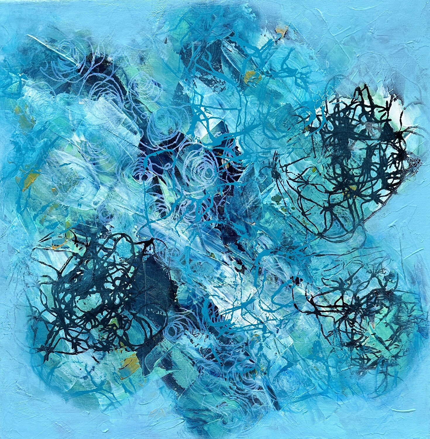 Frodig fredag/ Lush friday Inge Thogersen Original painting for sale