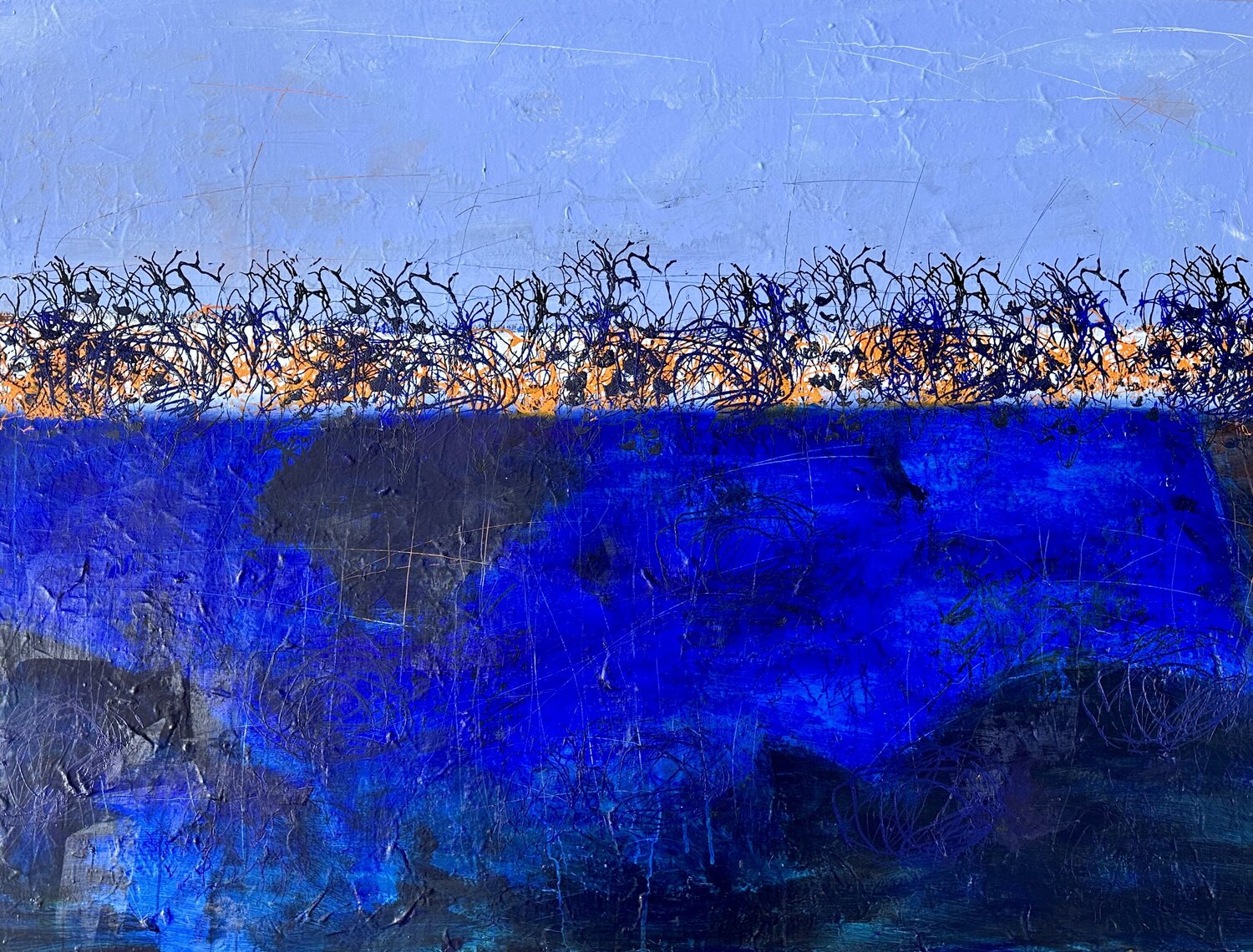 Fantasy Lake Inge Thogersen Original painting for sale