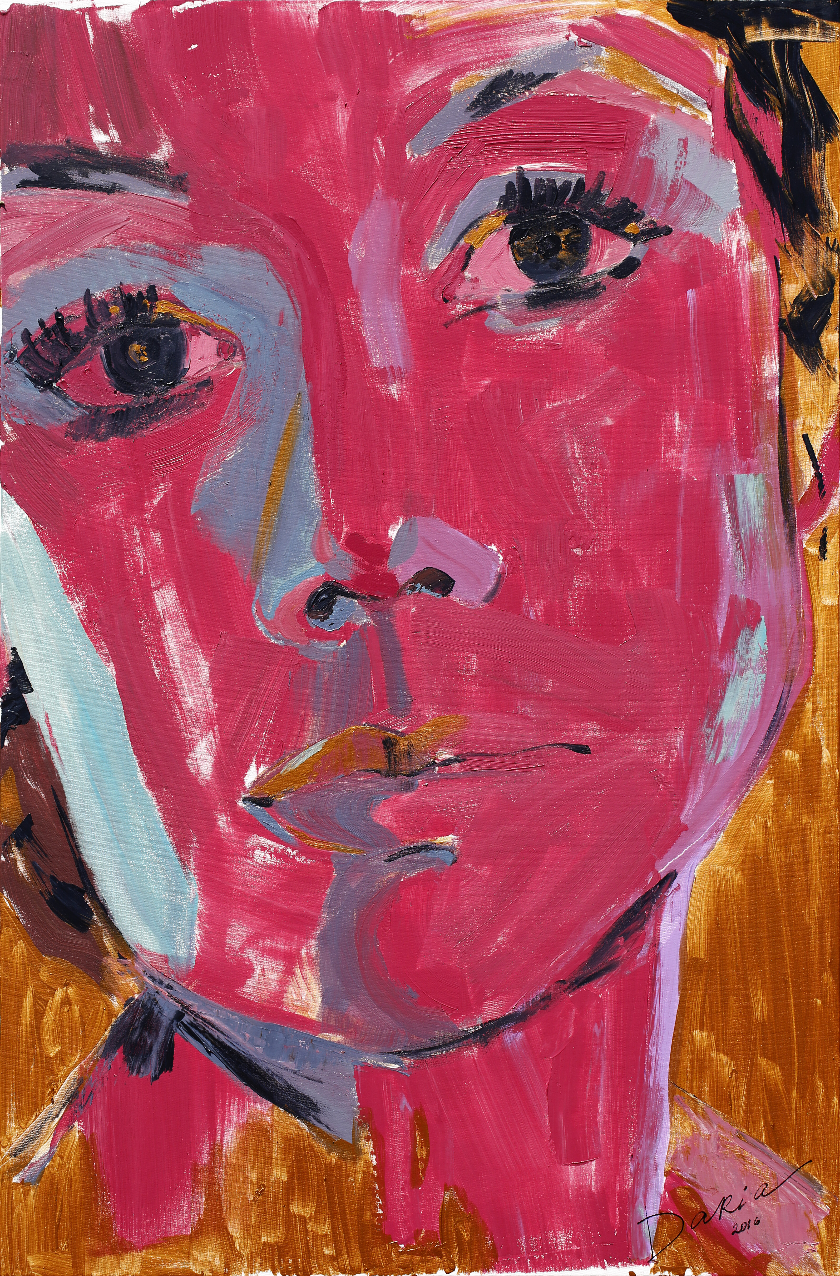 Crimson Self Portrait