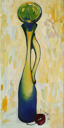 Trust the Bottle by Daria Bagrintseva, Painting for Sale on Select