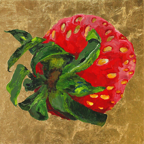 Strawberry by Daria Bagrintseva, Painting for Sale on Select