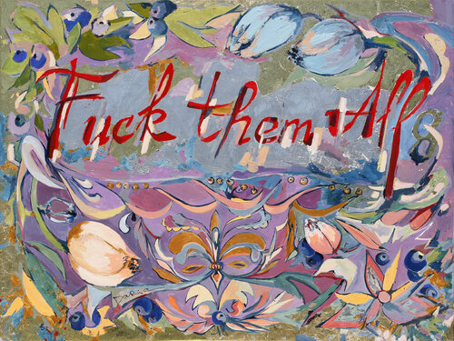 F*ck them all by Daria Bagrintseva, Painting for Sale on Select