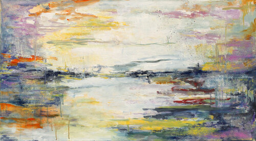 Dive into the sunset by Daria Bagrintseva, Painting for Sale on Select