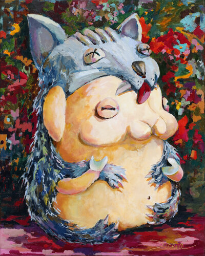 The Wolf's Bane by Daria Bagrintseva, Painting for Sale on Select