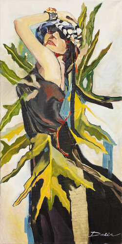 Winged Enigma by Daria Bagrintseva, Painting for Sale on Select