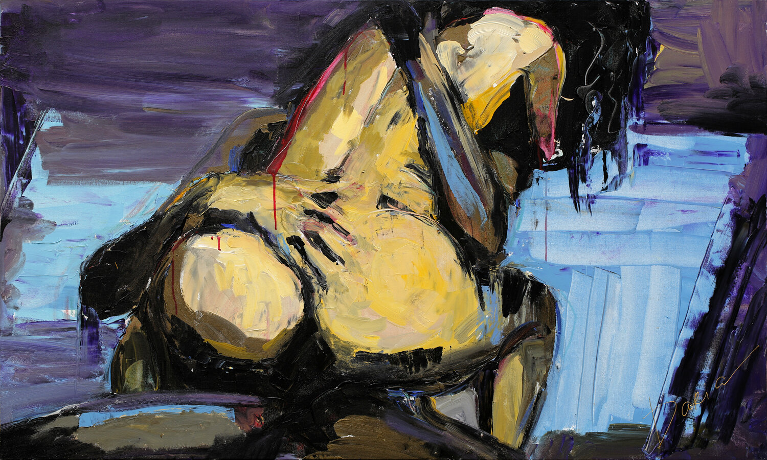 Passion Daria Bagrintseva Original painting for sale