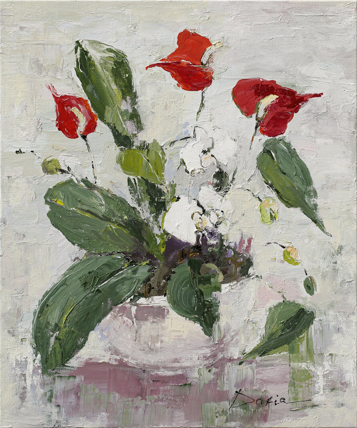 Summer White Daria Bagrintseva Original painting for sale