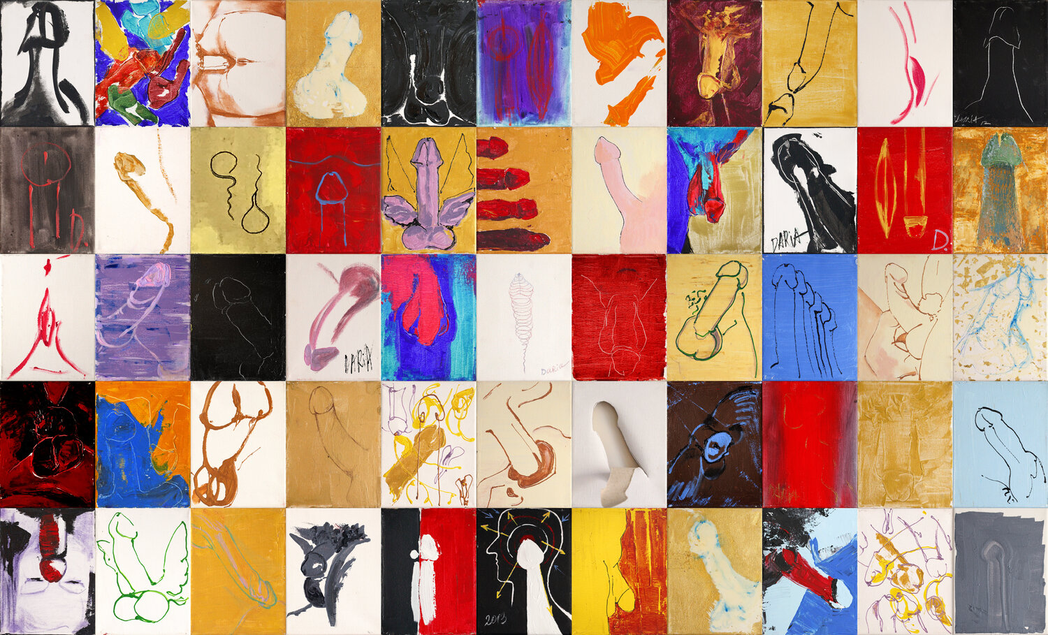 My Army: Epoch of Intimate Expeditions Daria Bagrintseva Original painting for sale