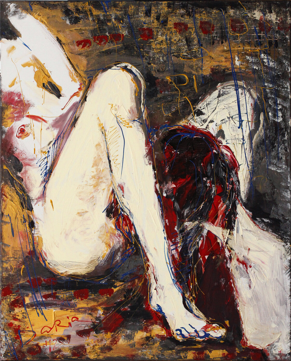 Sex and Me Daria Bagrintseva Original painting for sale