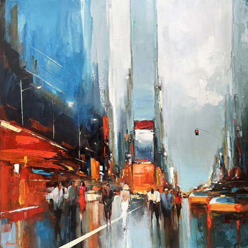 Meeting in the heart by Tatiana Yabloed, Painting for Sale on Select