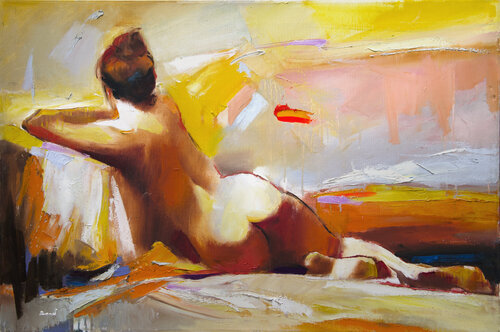 Orange juice by Tatiana Yabloed, Painting for Sale on Select
