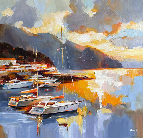 The promise of the horizon by Tatiana Yabloed, Painting for Sale on Select