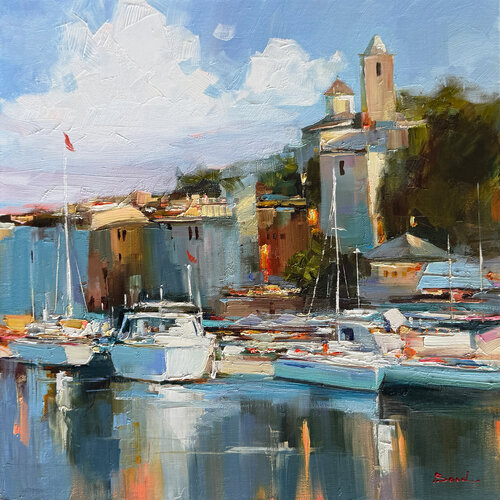 Where the light comes to rest by Tatiana Yabloed, Painting for Sale on Select