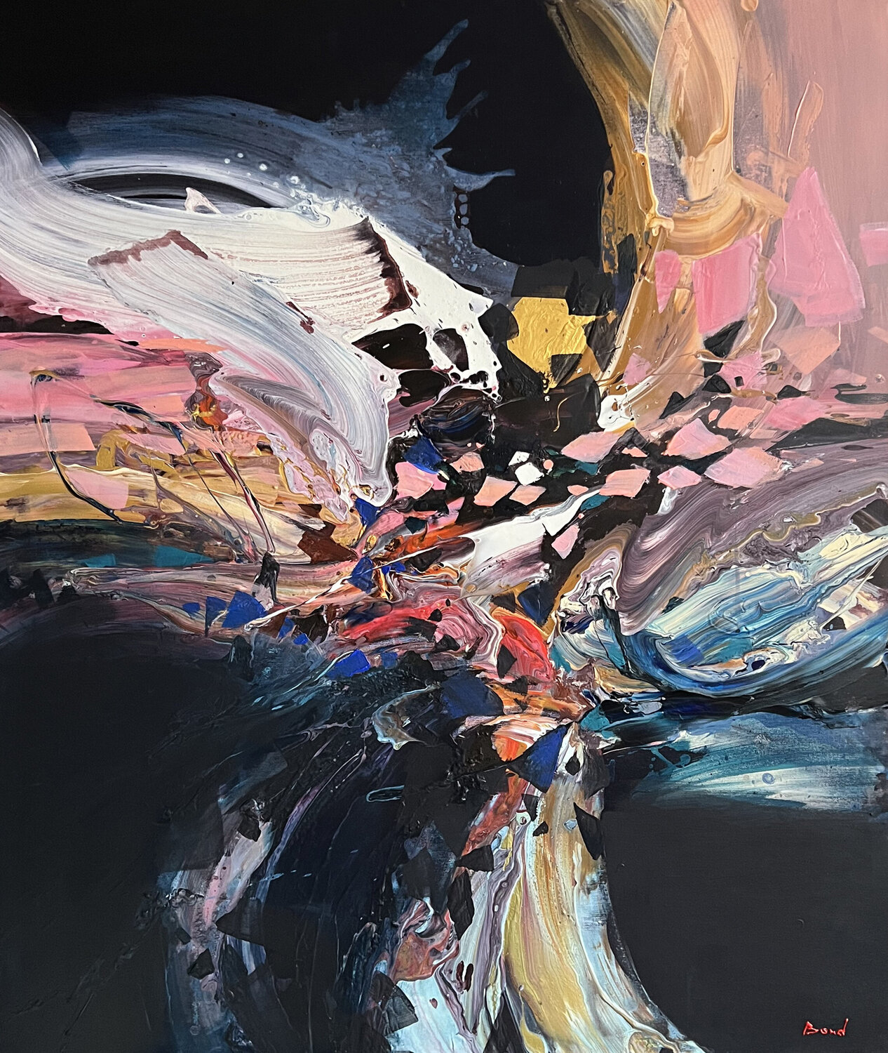 Degorgeage Tatiana Yabloed Original painting for sale