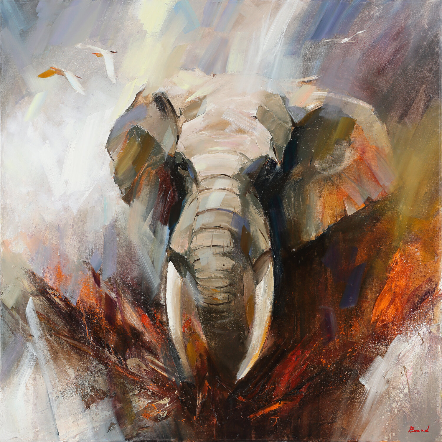 Unconquered spirit Tatiana Yabloed Original painting for sale