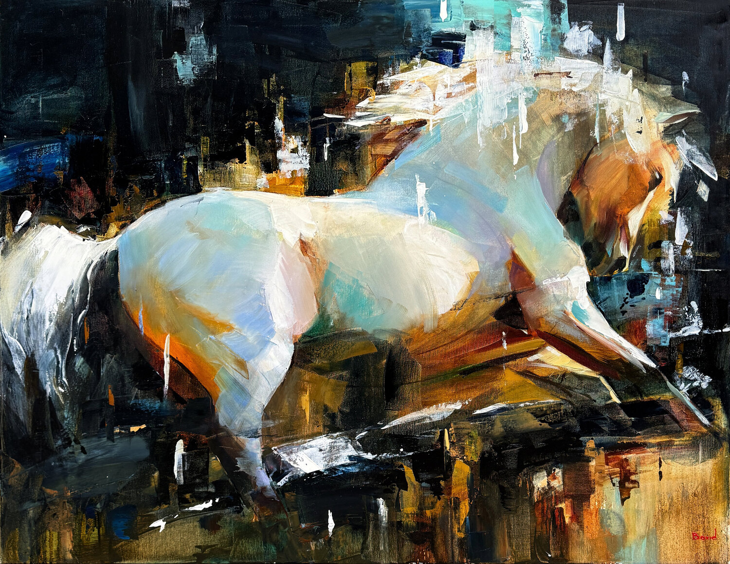 The untamed shine Tatiana Yabloed Original painting for sale