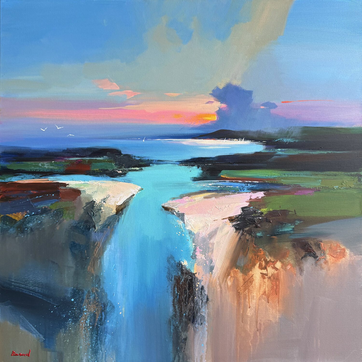 Where the dream begins Tatiana Yabloed Original painting for sale