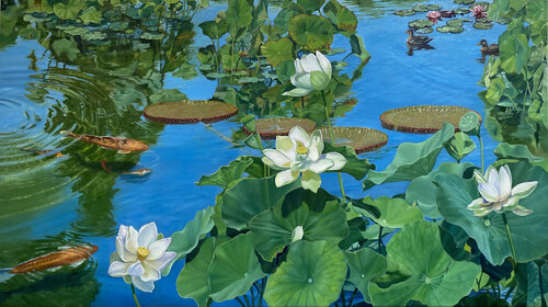 Summer Song by Catherine Kirkwood, Painting for Sale on Select