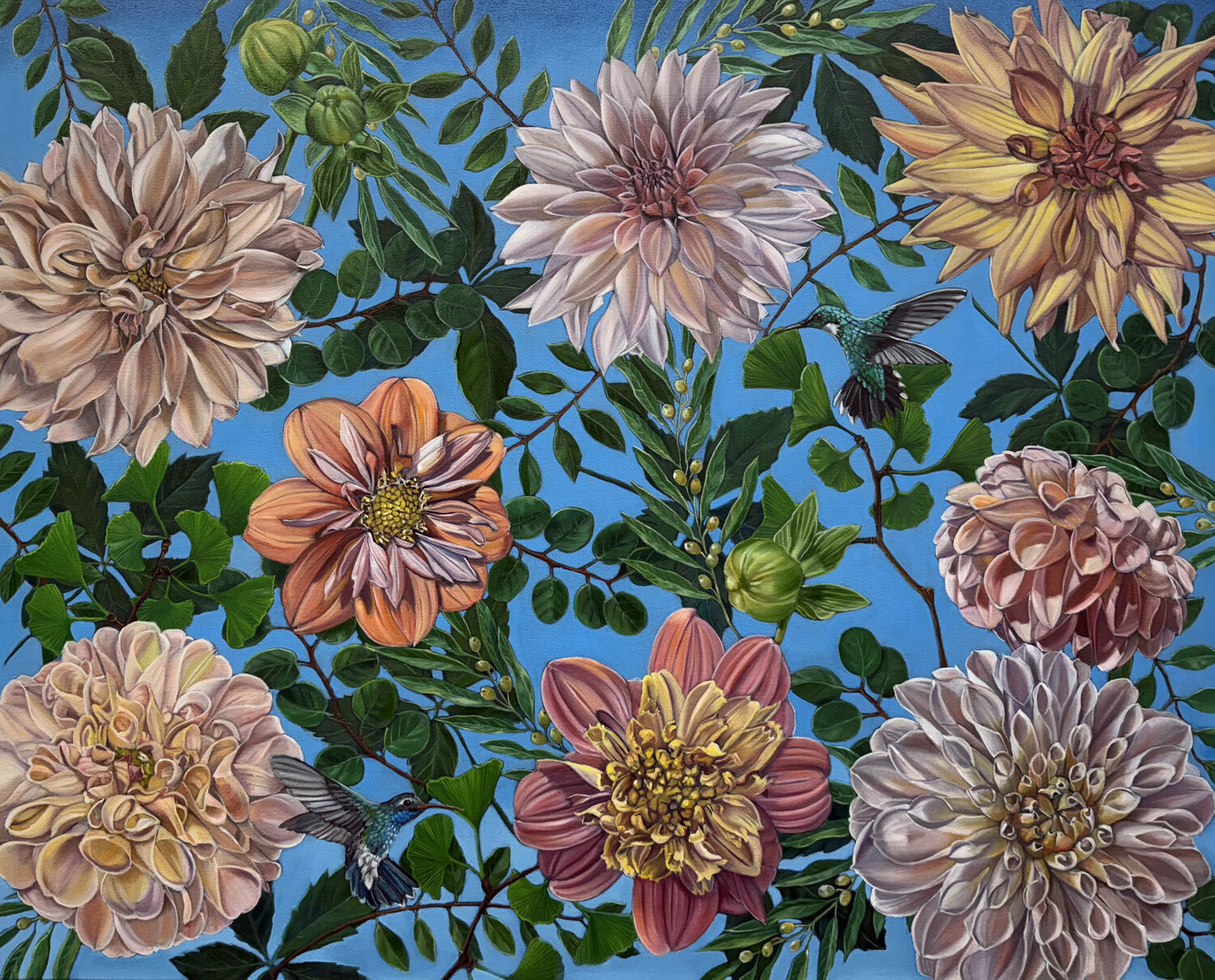 Ode to Late Summer Catherine Kirkwood Original painting for sale