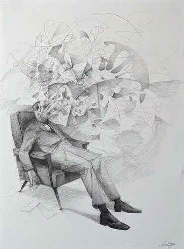 American Success Story by Jack Avetisyan, Work on Paper for Sale on Select
