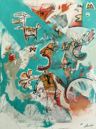 Human Nature by Jack Avetisyan, Painting for Sale on Select