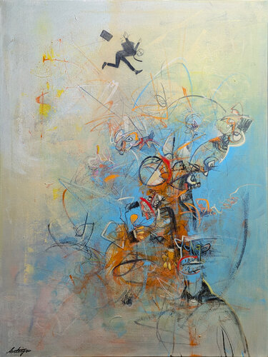 The Fall by Jack Avetisyan, Painting for Sale on Select