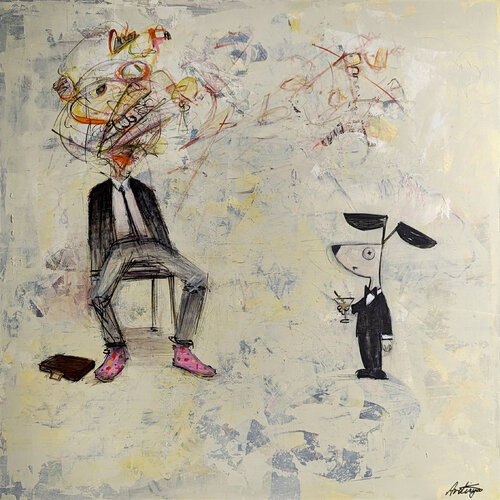 Tens Seconds to Destruction #3 by Jack Avetisyan, Painting for Sale on Select