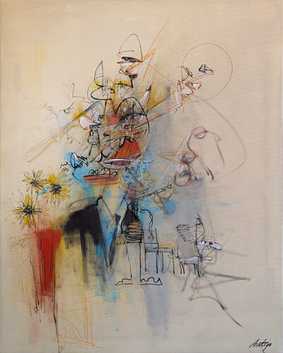 The Unwritten Self by Jack Avetisyan, Painting for Sale on Select