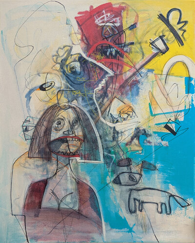 Wounded Animal by Jack Avetisyan, Painting for Sale on Select