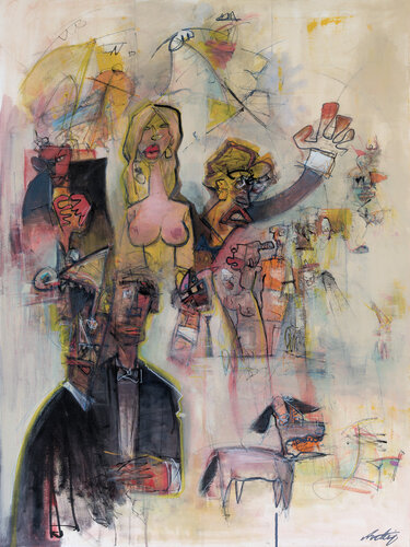 Fevered Memory by Jack Avetisyan, Painting for Sale on Select